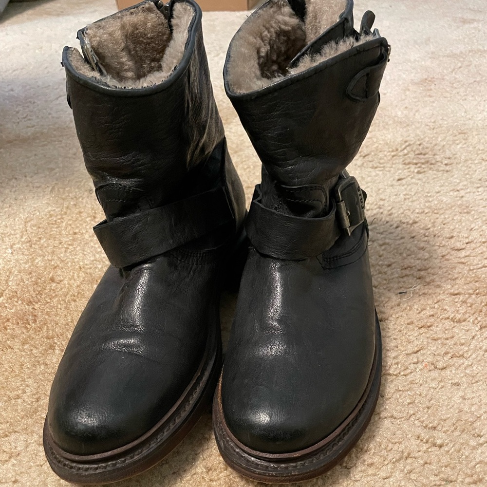 Frye black boots size 6 1/2